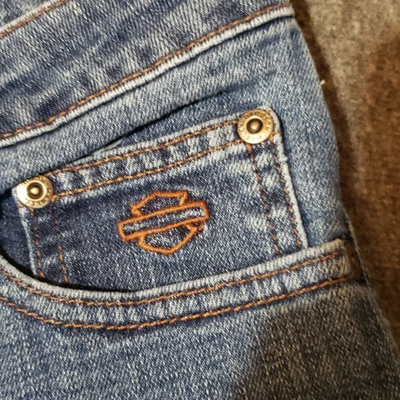 HARLEY DAVISON JEANS 6 TALL - Picture 4 of 8